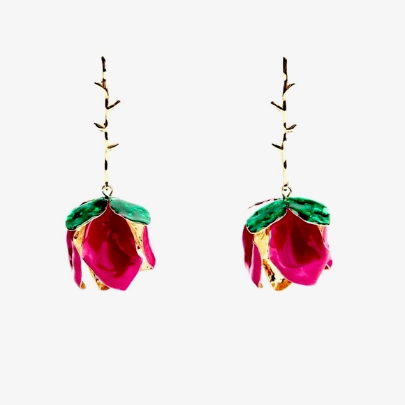 Passion Rose - Earrings - Picture 2 of 2